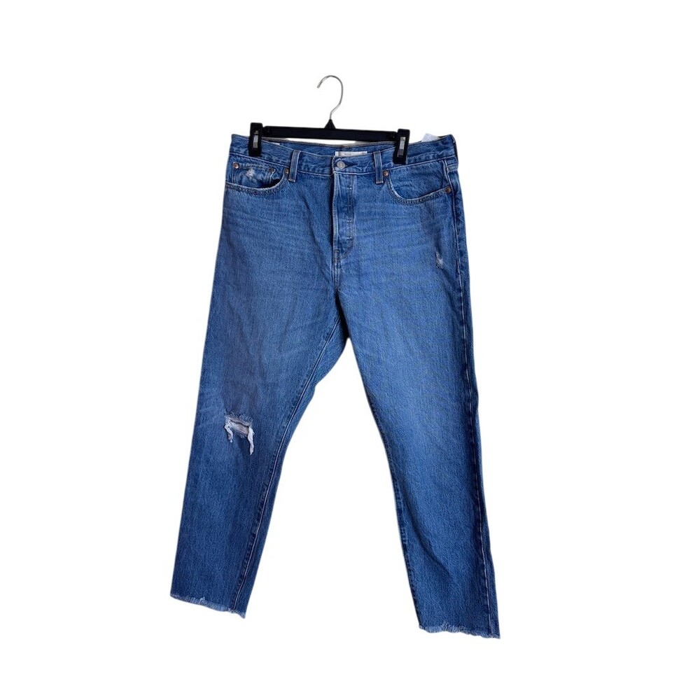 Levi's Wedgie Fit Jeans Womens Size 32 Blue Medium Wash High Rise